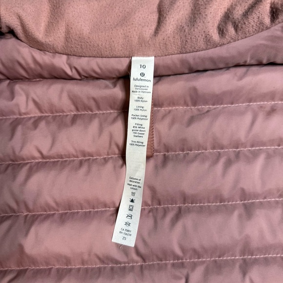 Lululemon Athletica Blush Puffer Jacket - Picture 11 of 13